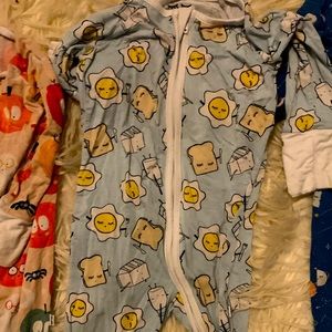 Little sleepies 6-12 months bamboo zippie